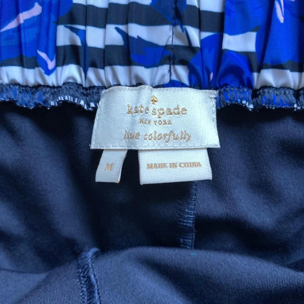 Kate Spade‎ Hibiscus Striped athletic Shorts